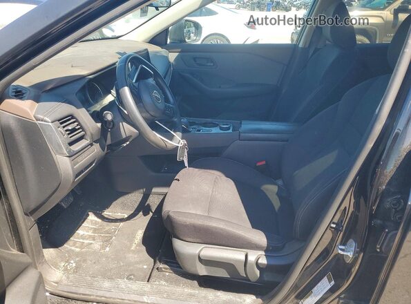 5N1BT3AB4PC809006 2023 NISSAN ROGUE Black Front interior view