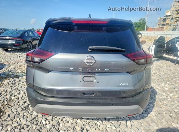 5N1BT3AB4PC854348 2023 NISSAN ROGUE Gray Вид ззаду