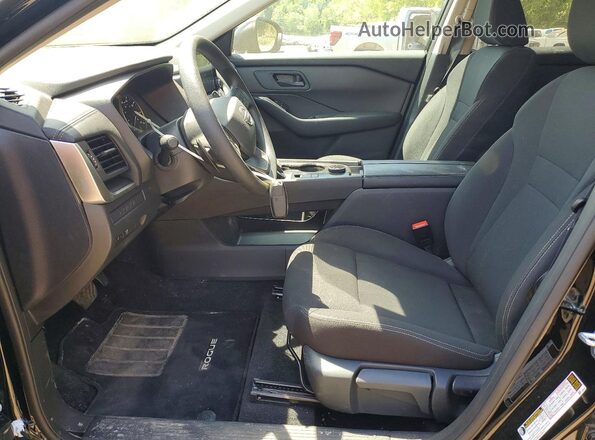 5N1BT3AB4SC871675 2025 NISSAN ROGUE Black წინა სალონის ხედი