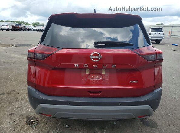 5N1BT3AB7PC905289 2023 NISSAN ROGUE Red უკანა ხედი