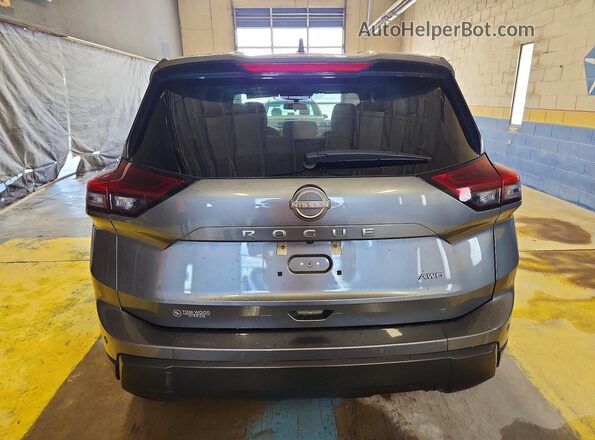 5N1BT3AB7RC701157 2024 NISSAN ROGUE Серый Вид сзади