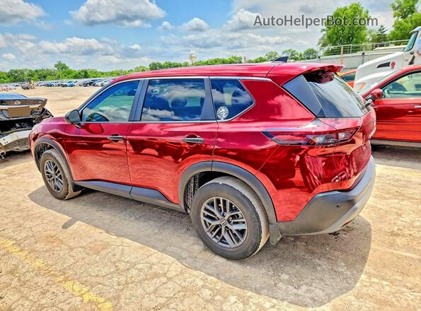 5N1BT3AB8PC685998 2023 NISSAN ROGUE Burgundy Rear left