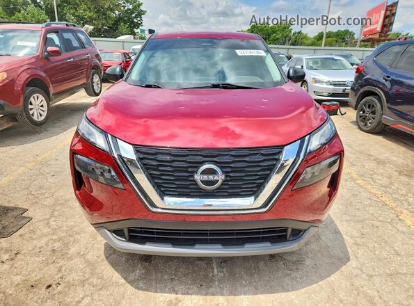 5N1BT3AB8PC685998 2023 NISSAN ROGUE Burgundy Front view