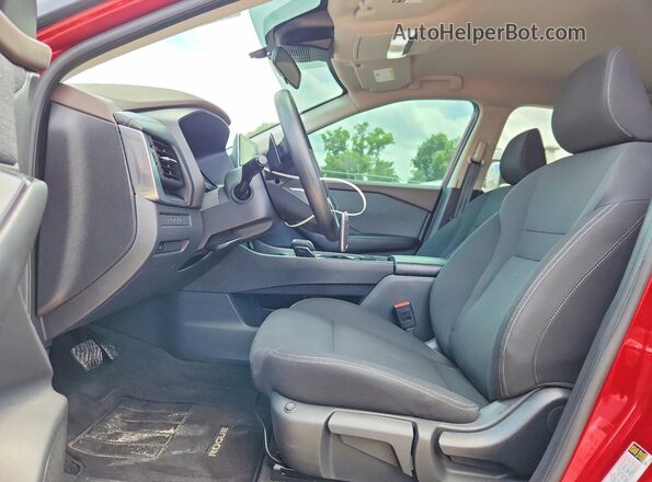 5N1BT3AB8PC685998 2023 NISSAN ROGUE Burgundy Front interior view