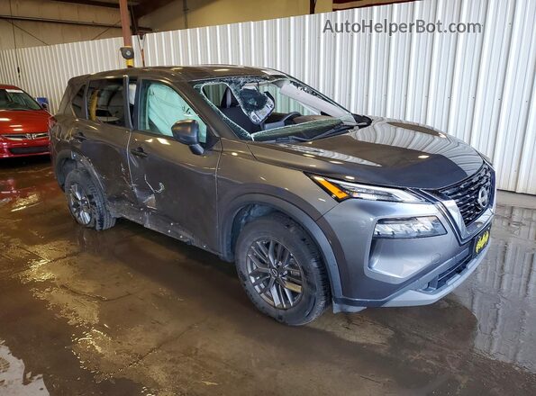 5N1BT3AB8PC779654 2023 NISSAN ROGUE Серый Передняя правая четверть