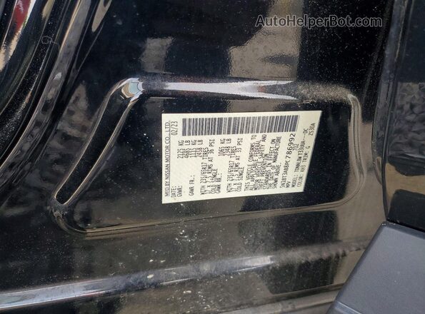 5N1BT3AB8PC786992 2023 NISSAN ROGUE Black VIN კოდის სტიკერის ხედი