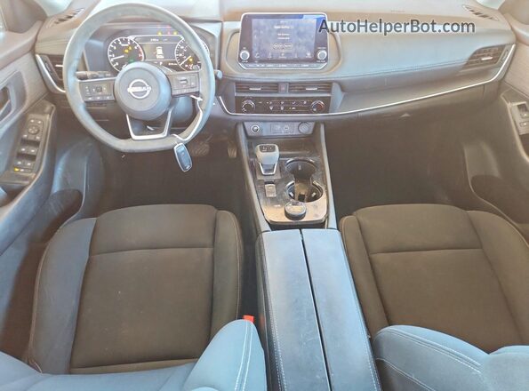 5N1BT3ABXPC850370 2023 NISSAN ROGUE White Вид панелі приладів