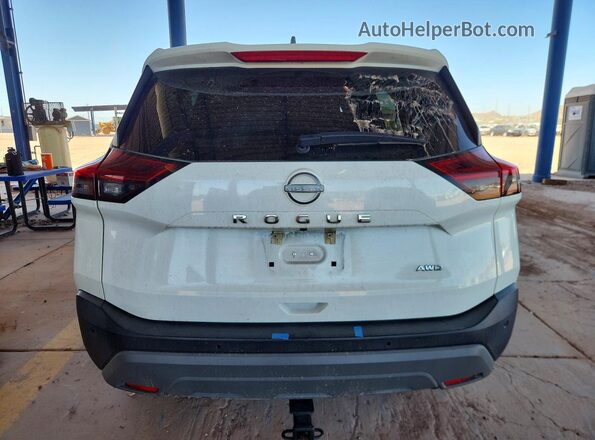 5N1BT3ABXPC850370 2023 NISSAN ROGUE White Вид ззаду