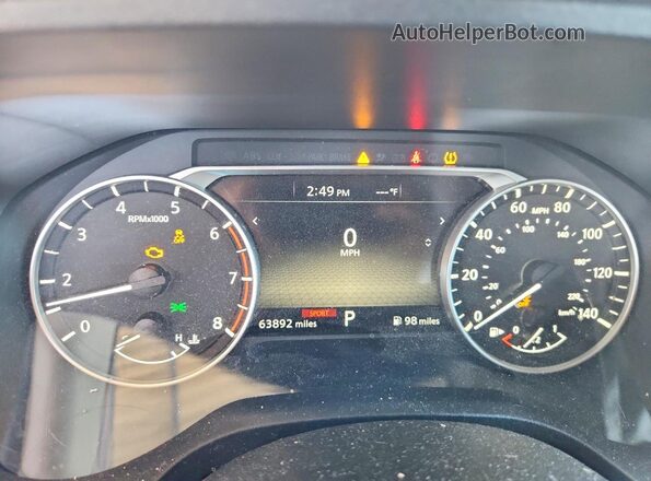 5N1BT3ABXPC850370 2023 NISSAN ROGUE White Вид щитка приладів