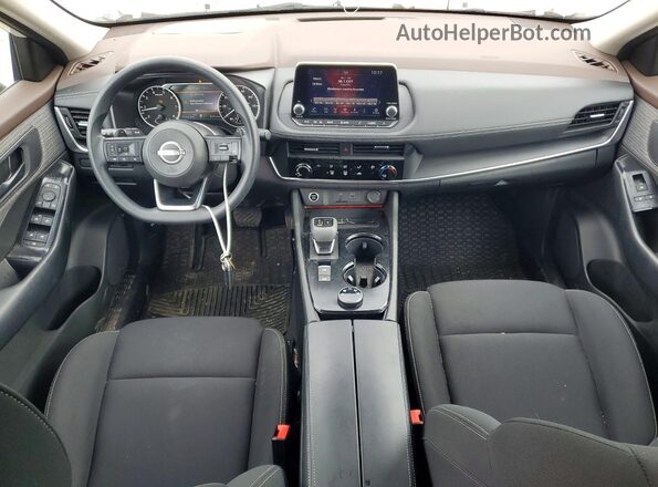 5N1BT3ABXPC869727 2023 NISSAN ROGUE White Dashboard view