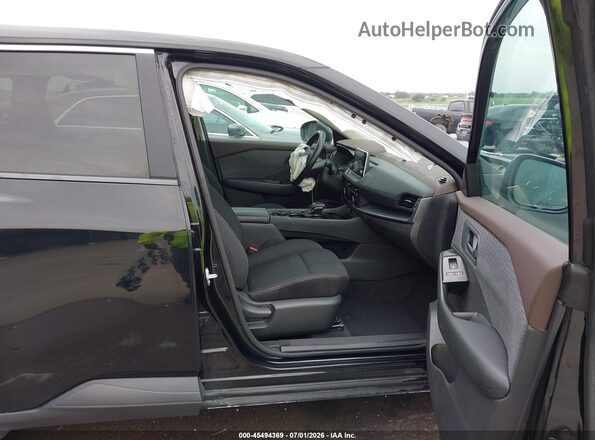 5N1BT3ABXPC927058 2023 NISSAN ROGUE Black Front interior view