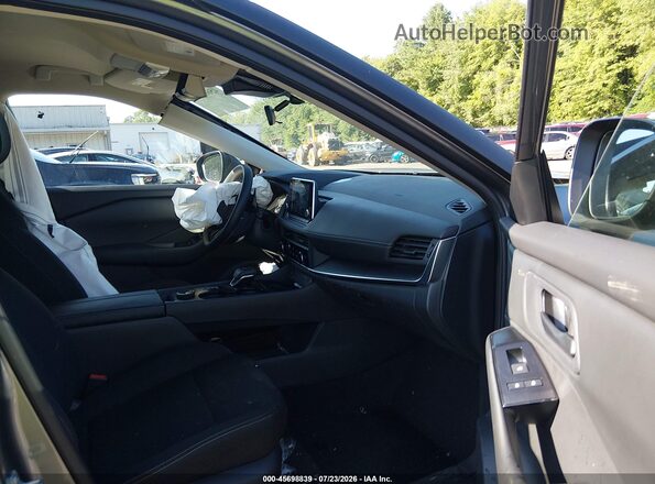 5N1BT3ABXSC867064 2025 NISSAN ROGUE Gray Widok wnętrza z przodu
