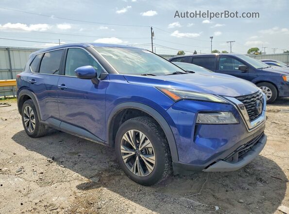 5N1BT3BA0PC786958 2023 NISSAN ROGUE Blue Delantero derecho