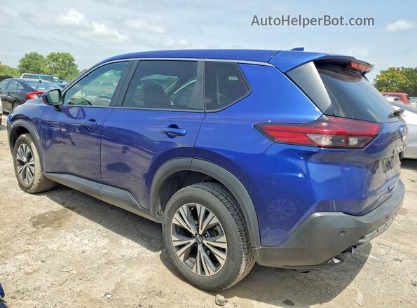 5N1BT3BA0PC786958 2023 NISSAN ROGUE Blue Trasero izquierdo