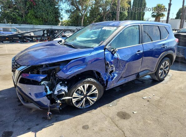5N1BT3BA0PC837665 2023 NISSAN ROGUE Синий Панорамный вид салона 360°
