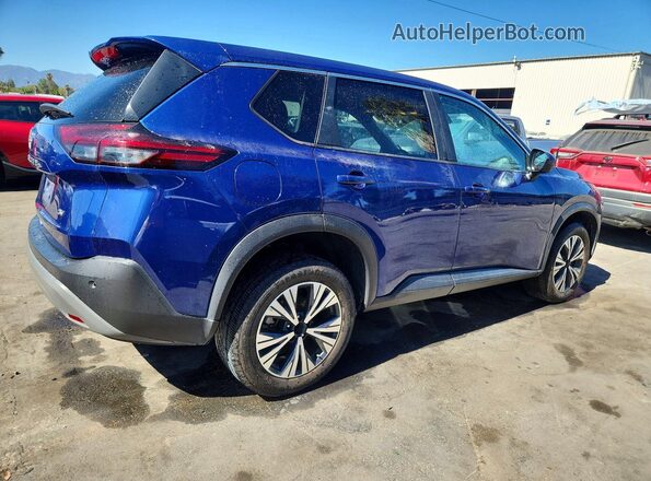 5N1BT3BA0PC837665 2023 NISSAN ROGUE Синий Задняя правая четверть