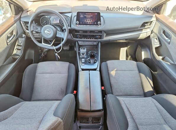5N1BT3BA0PC837665 2023 NISSAN ROGUE Синий Вид панели приборов