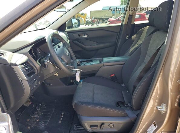 5N1BT3BA0SC676906 2025 NISSAN ROGUE Tan Widok wnętrza z przodu