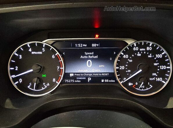5N1BT3BA1PC673293 2023 NISSAN ROGUE Red Instrument cluster view