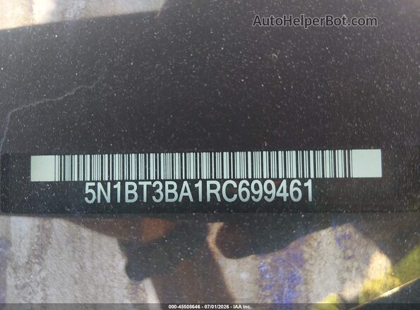 5N1BT3BA1RC699461 2024 NISSAN ROGUE Gray Вид підкапотного простору