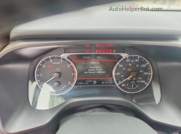 5N1BT3BA1SC835741 2025 NISSAN ROGUE Blue Вид щитка приладів