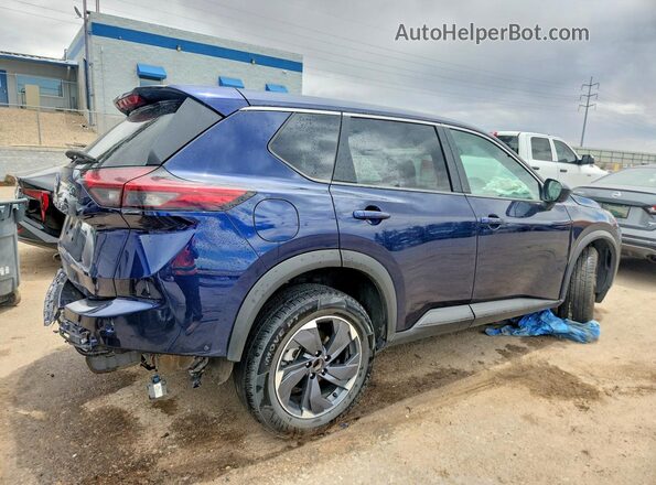 5N1BT3BA1SC835741 2025 NISSAN ROGUE Blue Задня права чверть