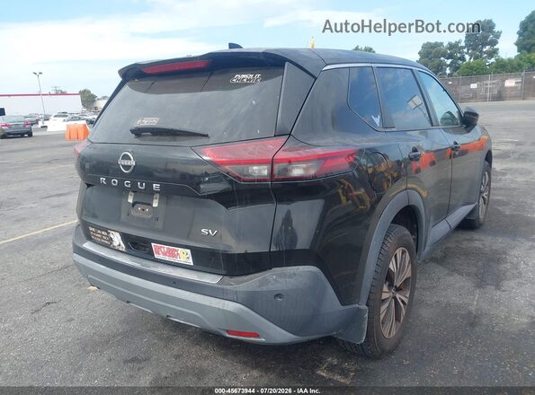 5N1BT3BA2NC683022 2022 NISSAN ROGUE Black Rear right