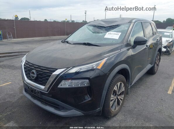 5N1BT3BA2NC683022 2022 NISSAN ROGUE Black Front left