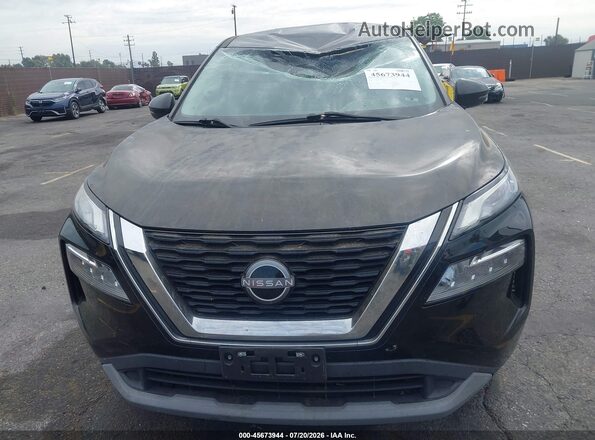 5N1BT3BA2NC683022 2022 NISSAN ROGUE Black Instrument cluster view