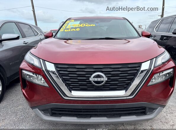 5N1BT3BA2PC680656 2023 NISSAN ROGUE Темно-бордовый Вид спереди