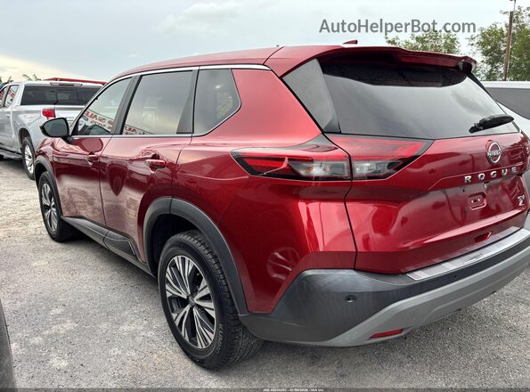 5N1BT3BA2PC680656 2023 NISSAN ROGUE Темно-бордовый Задняя левая четверть