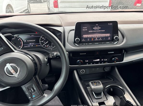 5N1BT3BA2PC680656 2023 NISSAN ROGUE Темно-бордовый Вид щитка приборов