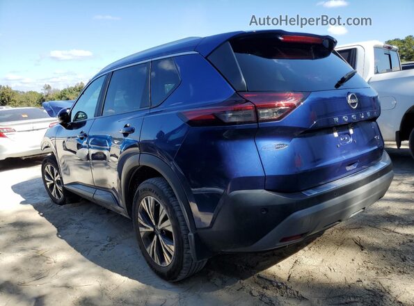 5N1BT3BA2PC687574 2023 NISSAN ROGUE Blue Rear left