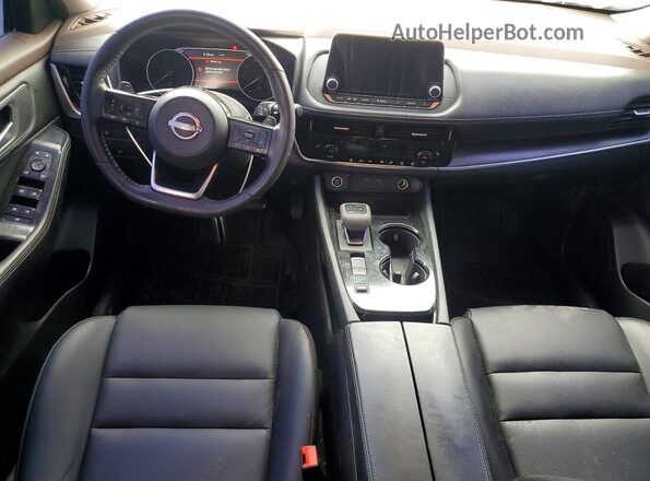 5N1BT3BA2PC745876 2023 NISSAN ROGUE Black Dashboard view