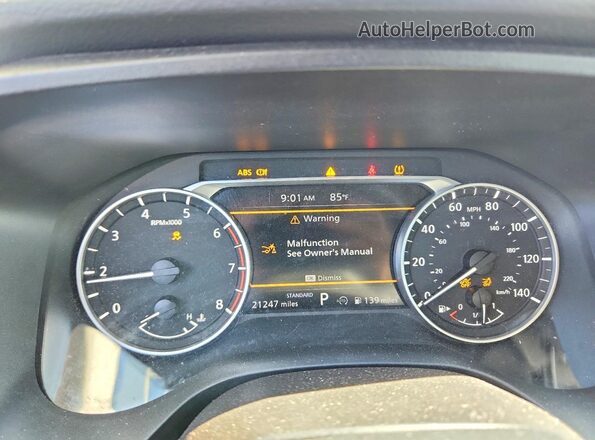 5N1BT3BA2SC784721 2025 NISSAN ROGUE Черный Вид щитка приборов