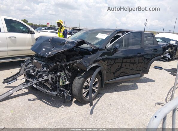 5N1BT3BA3NC683157 2022 NISSAN ROGUE Black Vista tres cuartos delantera izquierda