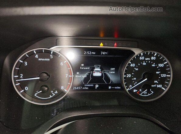 5N1BT3BA3SC837250 2025 NISSAN ROGUE Tan Вид щитка приладів