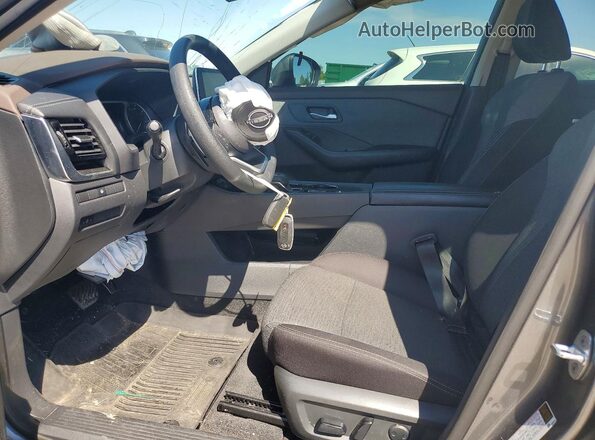 5N1BT3BA4PC743336 2023 NISSAN ROGUE Gray Widok wnętrza z przodu