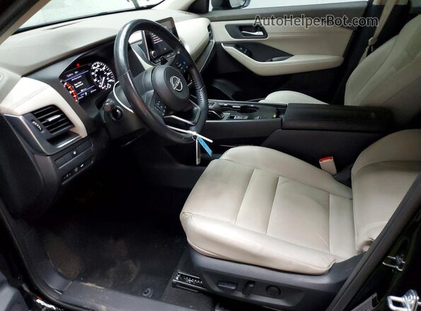 5N1BT3BA4RC671380 2024 NISSAN ROGUE Black Вид салону спереду