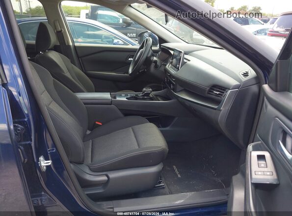 5N1BT3BA4RC682380 2024 NISSAN ROGUE Blue წინა სალონის ხედი
