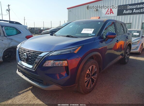 5N1BT3BA5PC826533 2023 NISSAN ROGUE Blue Передня ліва чверть