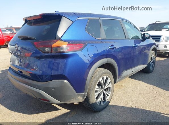 5N1BT3BA5PC826533 2023 NISSAN ROGUE Blue Задня права чверть