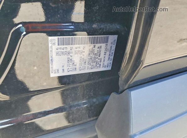 5N1BT3BA5PC881628 2023 NISSAN ROGUE Black Vista de la etiqueta del VIN