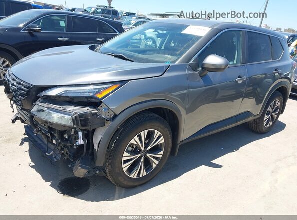 5N1BT3BA5PC914871 2023 NISSAN ROGUE Gray Առջևի ձախ երեք քառորդ տեսարան