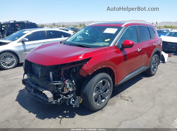 5N1BT3BA5RC741999 2024 NISSAN ROGUE Red Front left