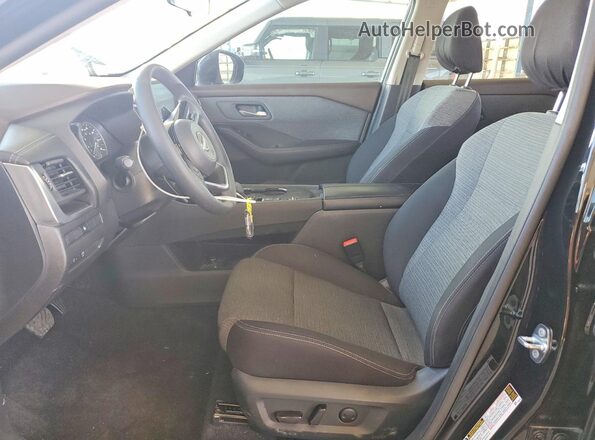 5N1BT3BA6PC825665 2023 NISSAN ROGUE Black Front interior view
