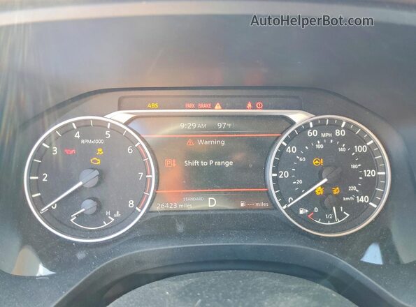 5N1BT3BA6PC858472 2023 NISSAN ROGUE Black Widok zestawu wskaźników