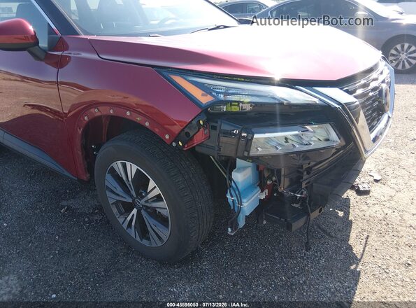 5N1BT3BA6PC888619 2023 NISSAN ROGUE Red Vista frontal