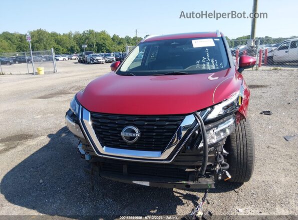 5N1BT3BA6PC888619 2023 NISSAN ROGUE Red Vista interior trasera