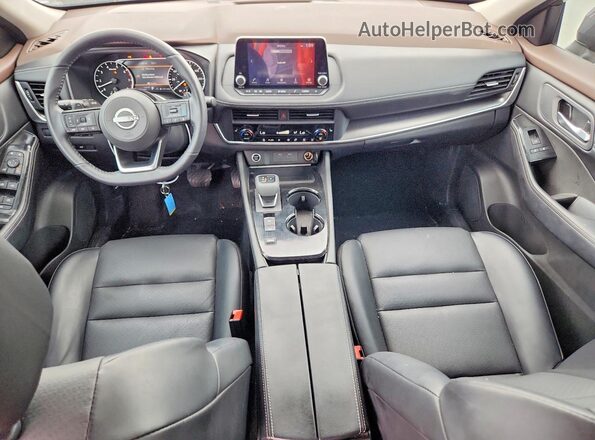 5N1BT3BA6PC889916 2023 NISSAN ROGUE Gray Առջևի վահանակի տեսք